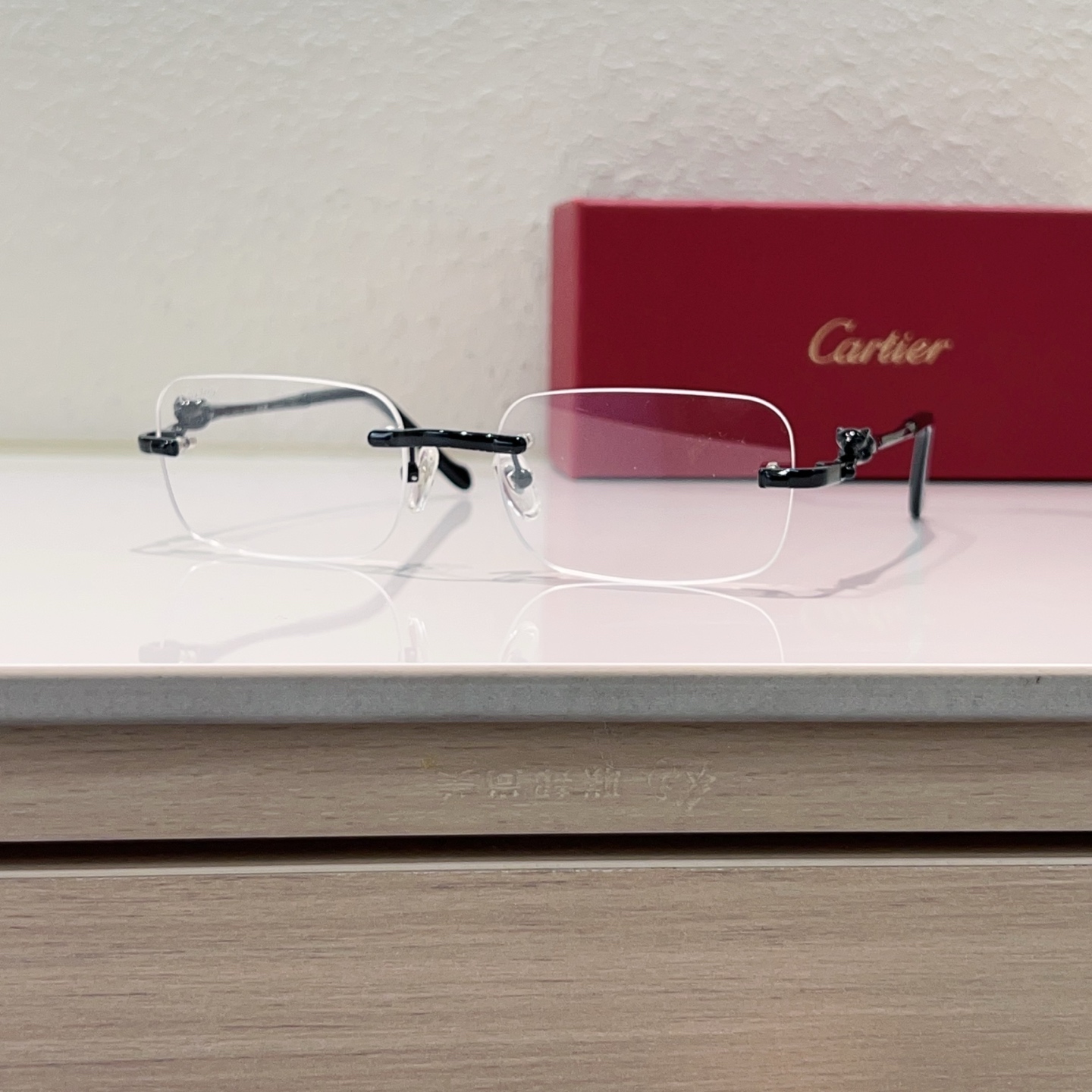 330💰Cartier 官网新品 商务男款无框眼镜,超轻镜框,原单品质 细节质量一流。MODERL:CT0281 SIZE:55口18-140